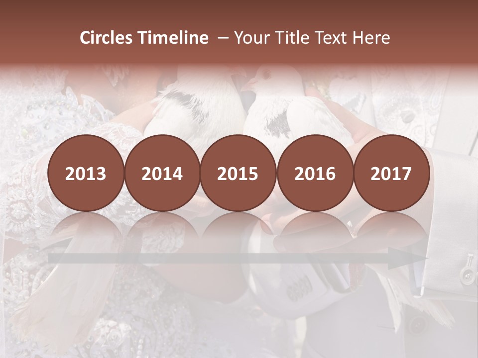 Happy Newlywed Ceremony PowerPoint Template