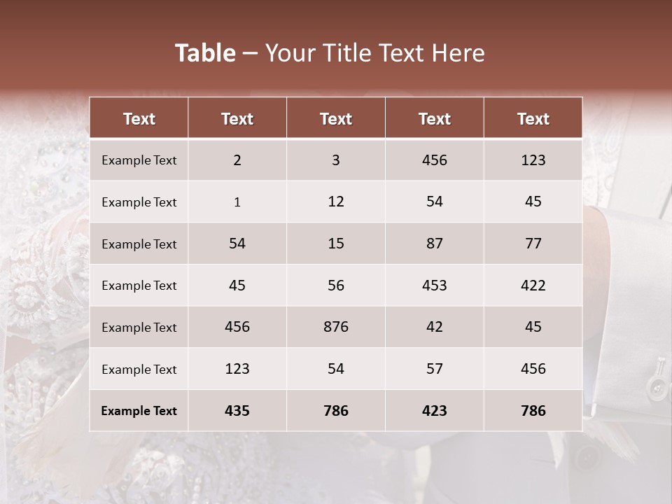 Happy Newlywed Ceremony PowerPoint Template