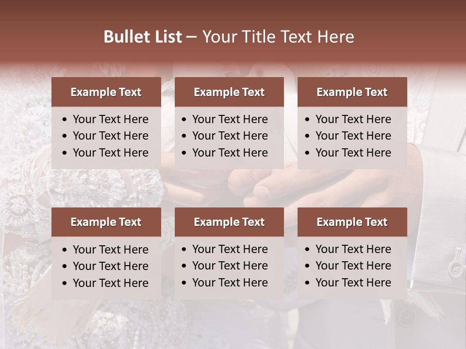 Happy Newlywed Ceremony PowerPoint Template