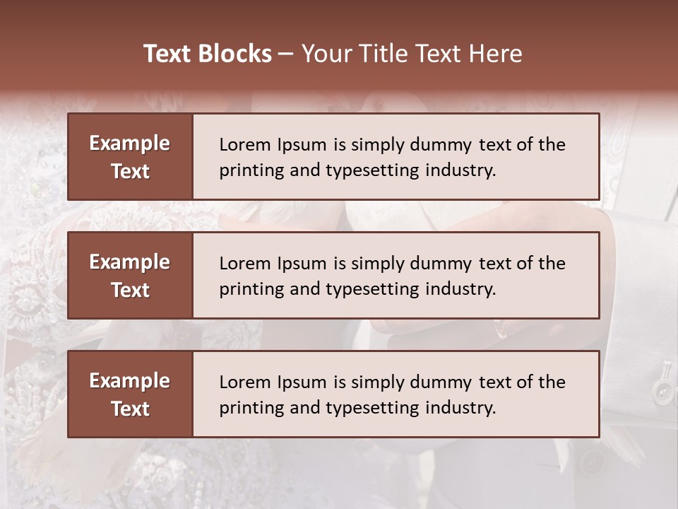 Happy Newlywed Ceremony PowerPoint Template