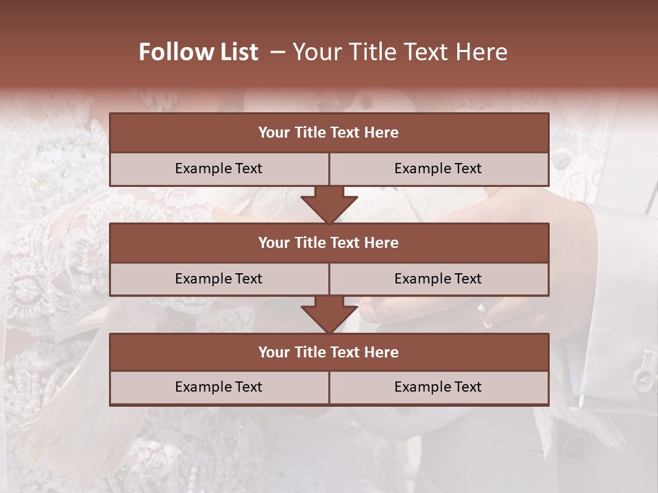 Happy Newlywed Ceremony PowerPoint Template