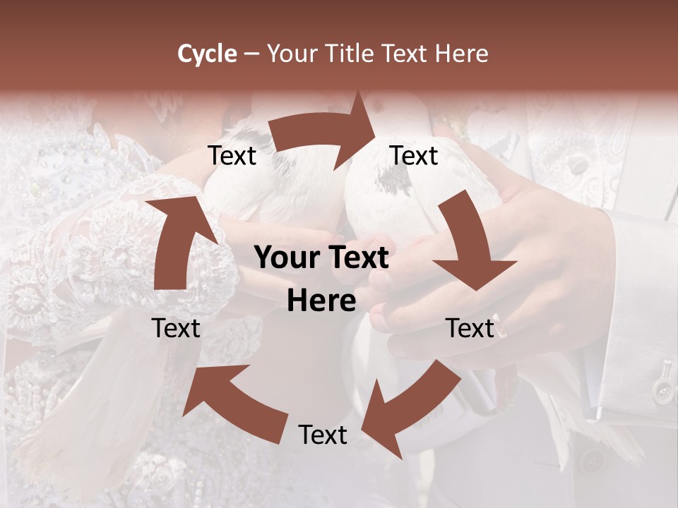 Happy Newlywed Ceremony PowerPoint Template