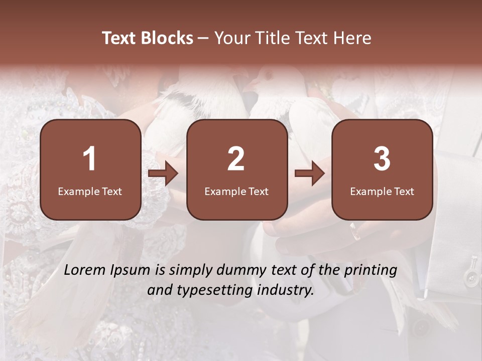 Happy Newlywed Ceremony PowerPoint Template