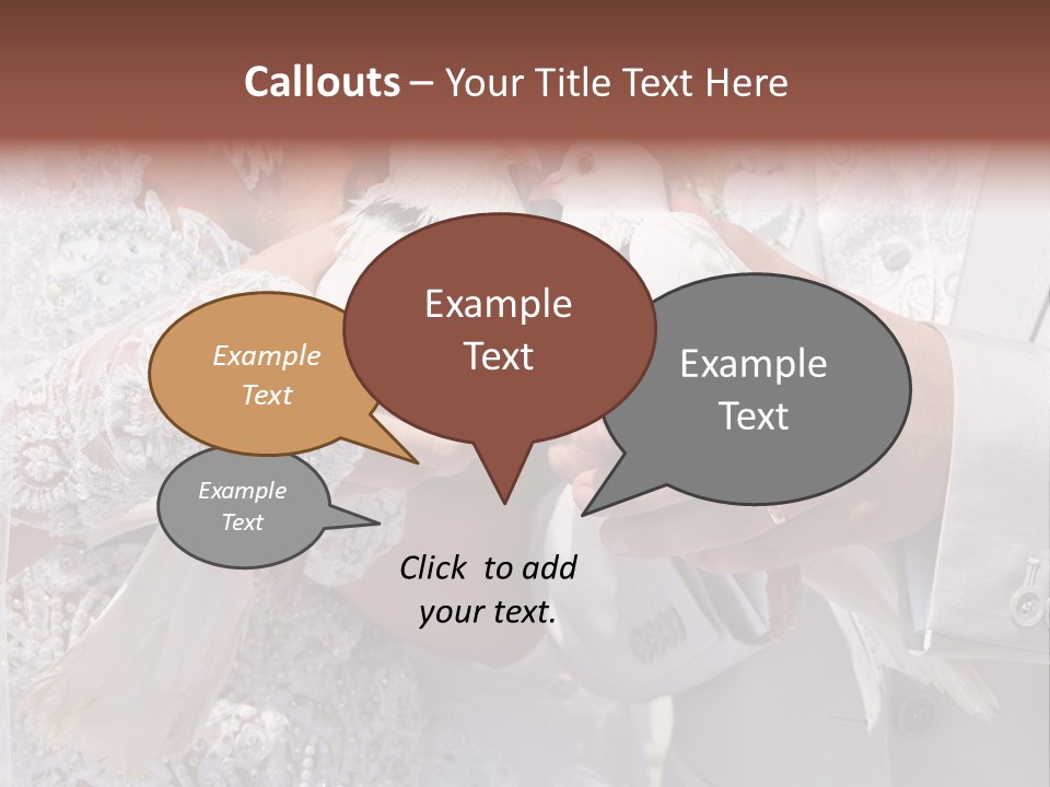 Happy Newlywed Ceremony PowerPoint Template