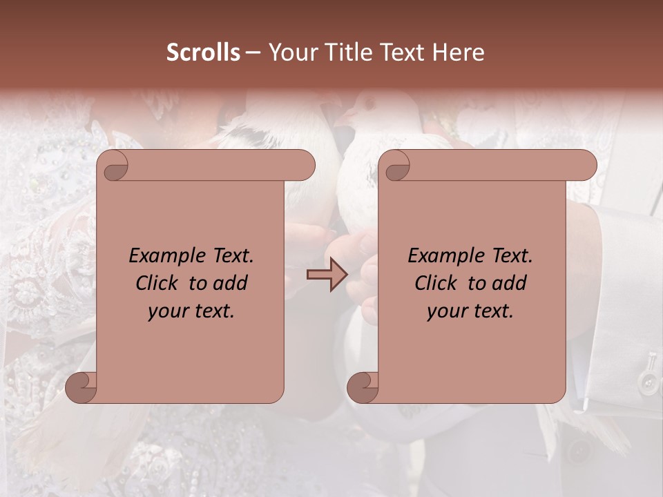 Happy Newlywed Ceremony PowerPoint Template