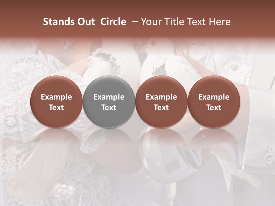 Happy Newlywed Ceremony PowerPoint Template