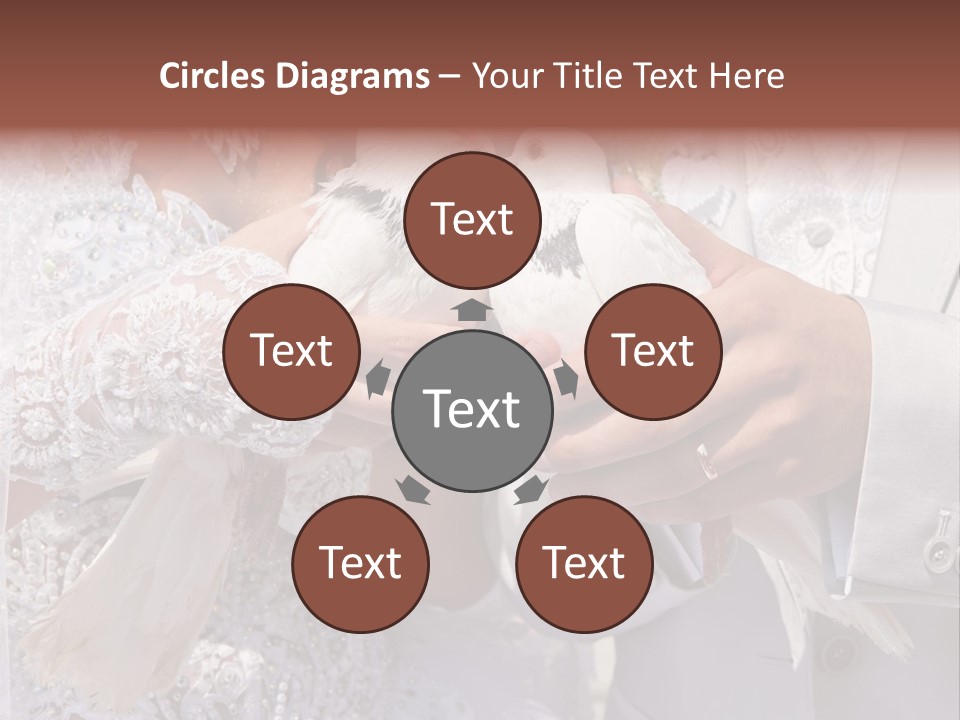 Happy Newlywed Ceremony PowerPoint Template