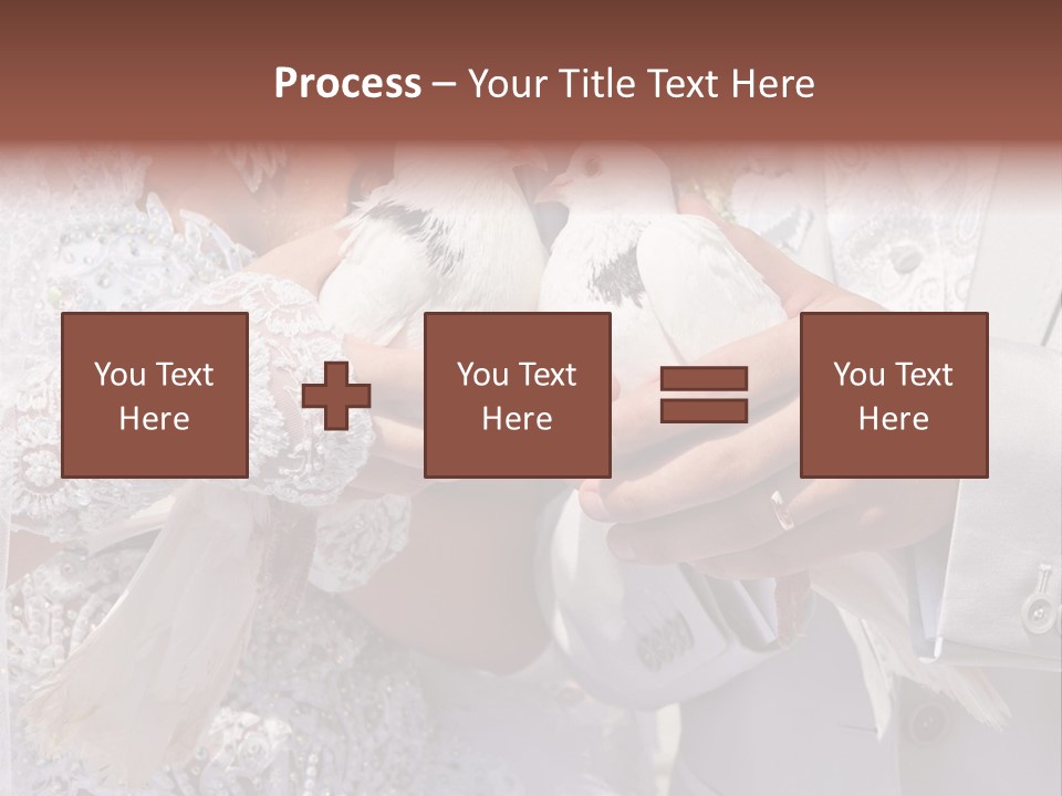 Happy Newlywed Ceremony PowerPoint Template