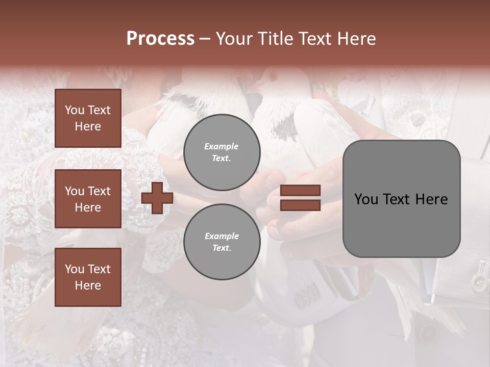 Happy Newlywed Ceremony PowerPoint Template