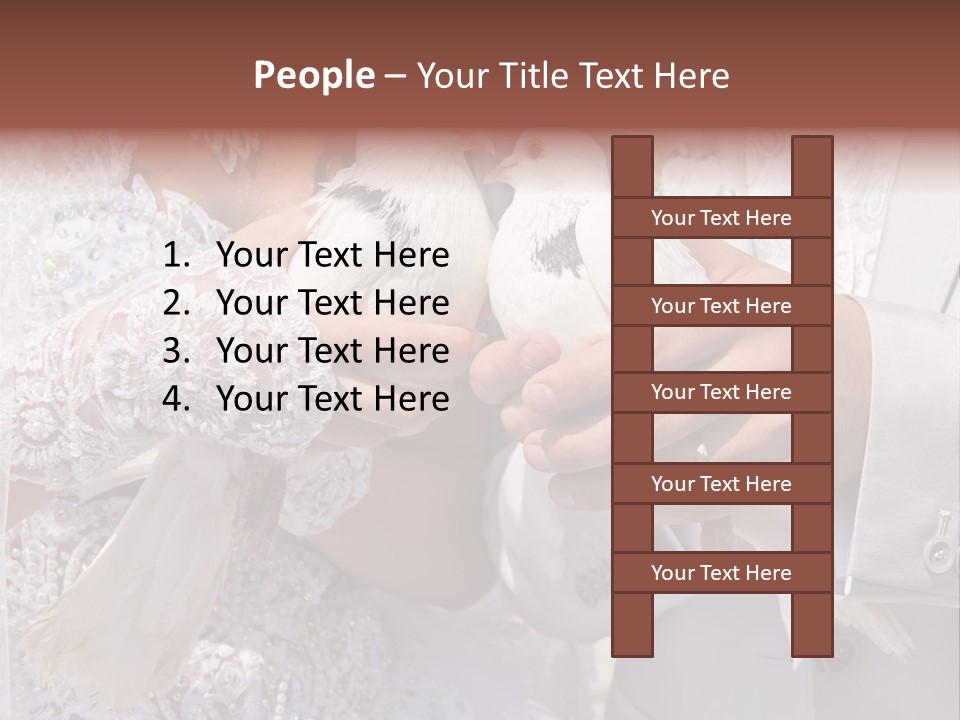 Happy Newlywed Ceremony PowerPoint Template