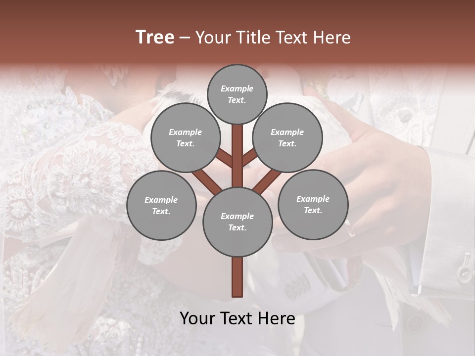 Happy Newlywed Ceremony PowerPoint Template
