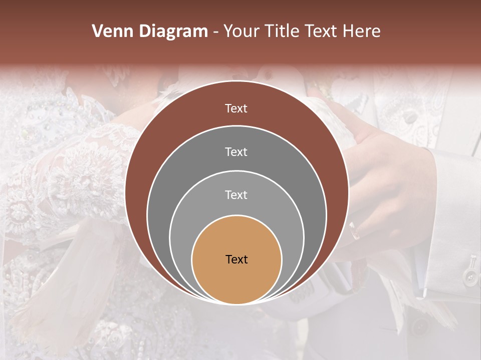 Happy Newlywed Ceremony PowerPoint Template