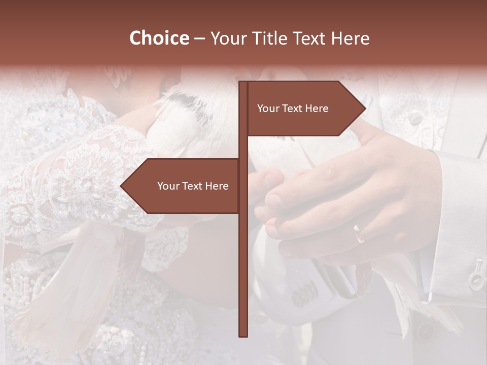 Happy Newlywed Ceremony PowerPoint Template