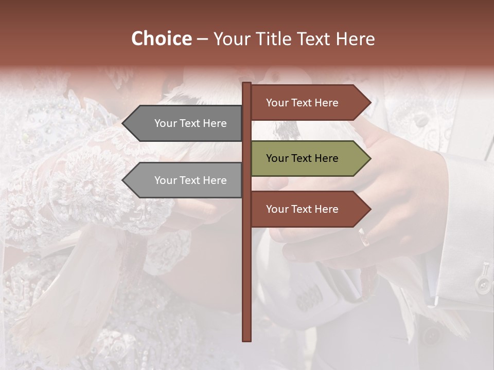 Happy Newlywed Ceremony PowerPoint Template