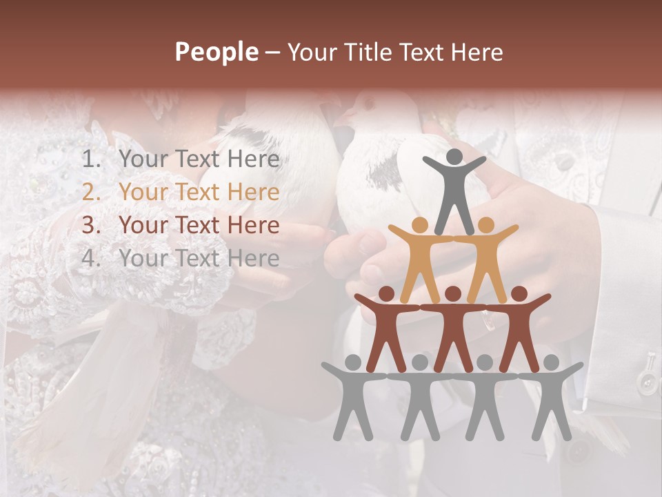 Happy Newlywed Ceremony PowerPoint Template