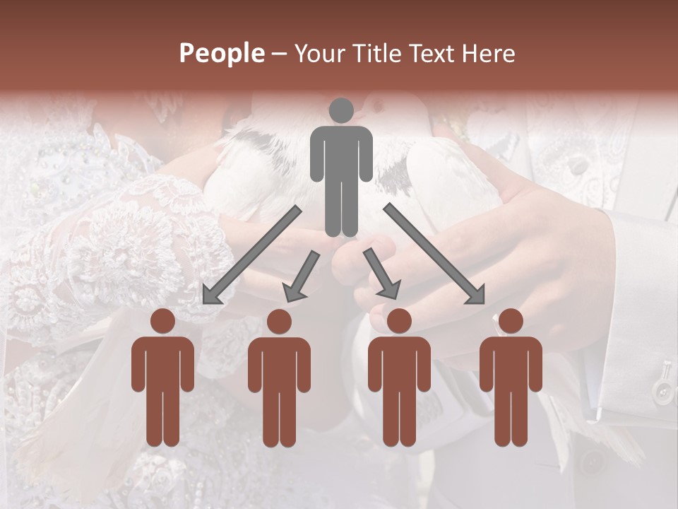 Happy Newlywed Ceremony PowerPoint Template