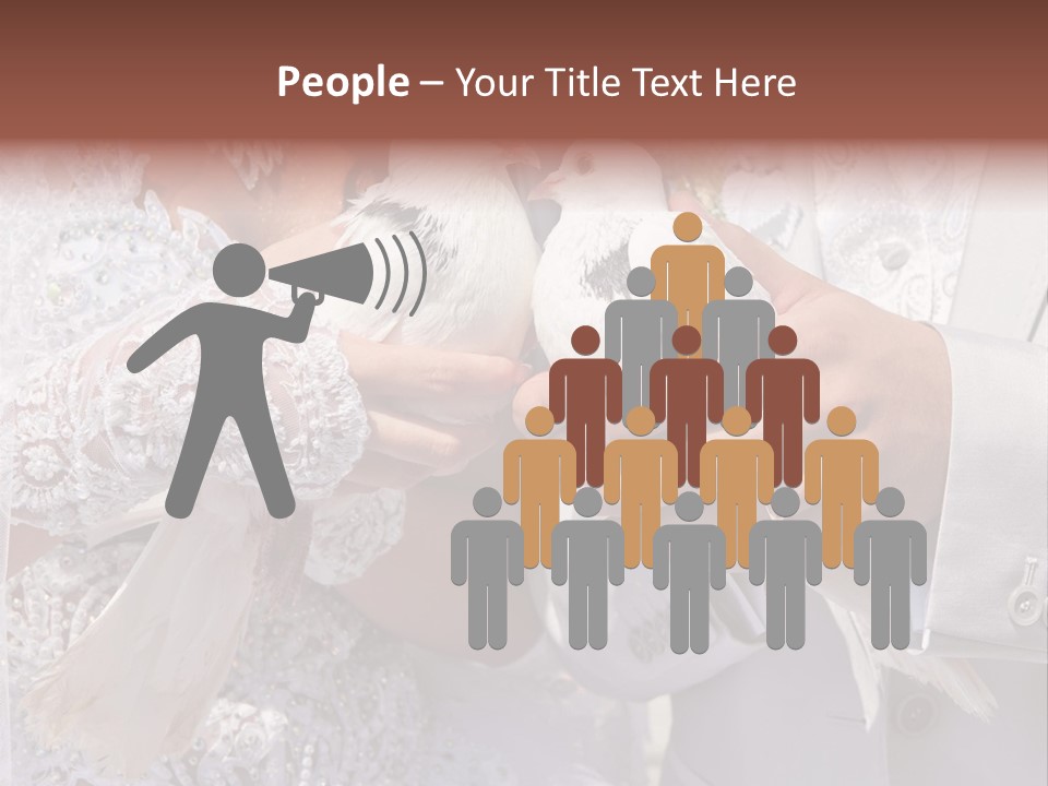 Happy Newlywed Ceremony PowerPoint Template