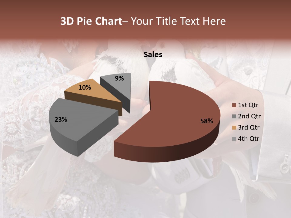 Happy Newlywed Ceremony PowerPoint Template