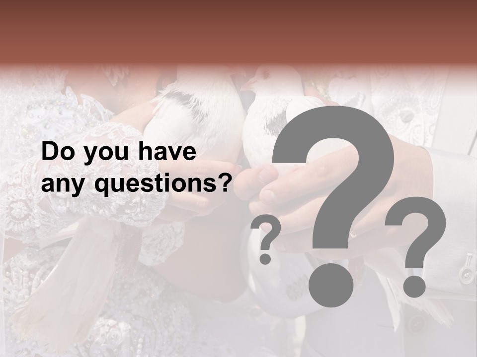 Happy Newlywed Ceremony PowerPoint Template