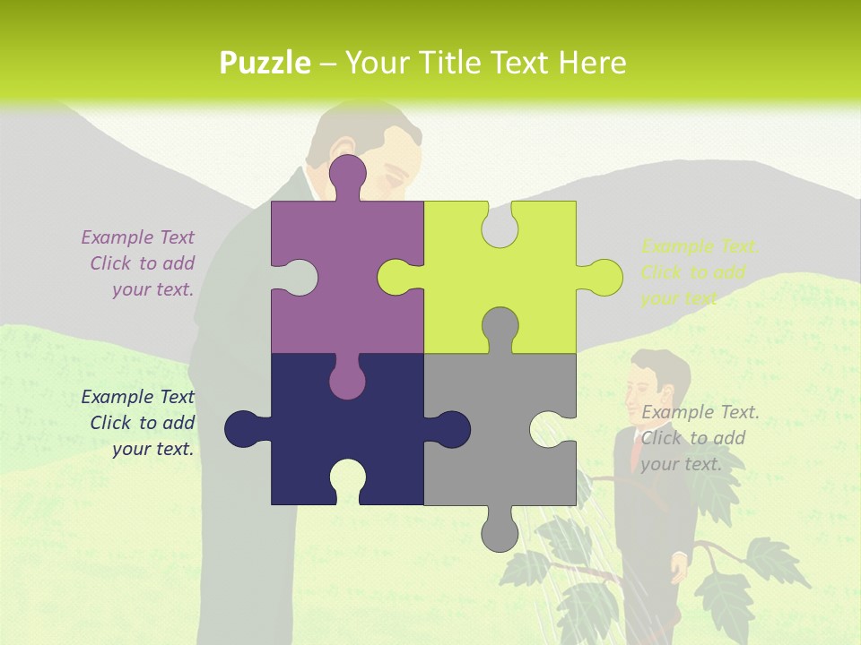 Train Mentor Business PowerPoint Template