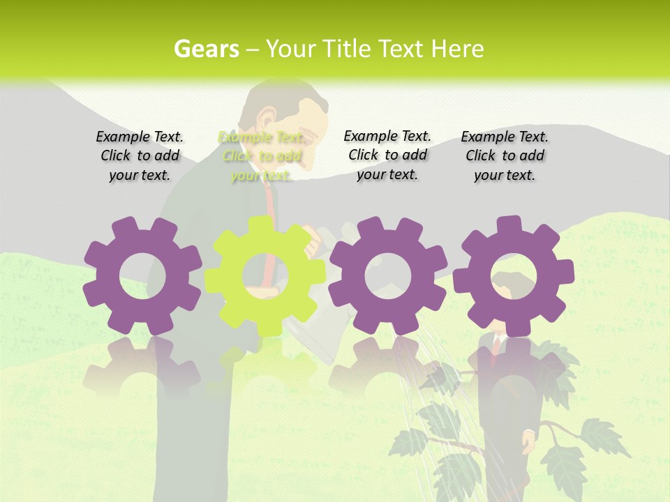 Train Mentor Business PowerPoint Template