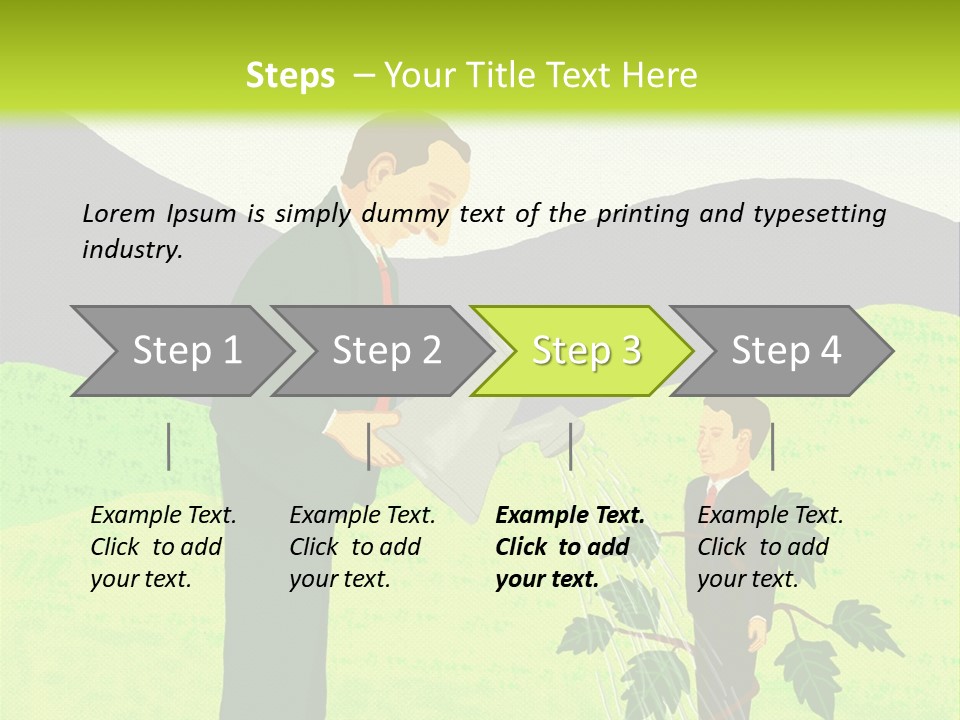 Train Mentor Business PowerPoint Template