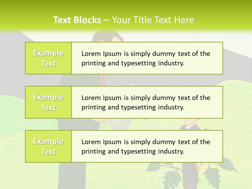 Train Mentor Business PowerPoint Template