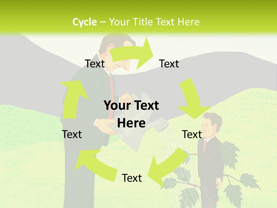 Train Mentor Business PowerPoint Template