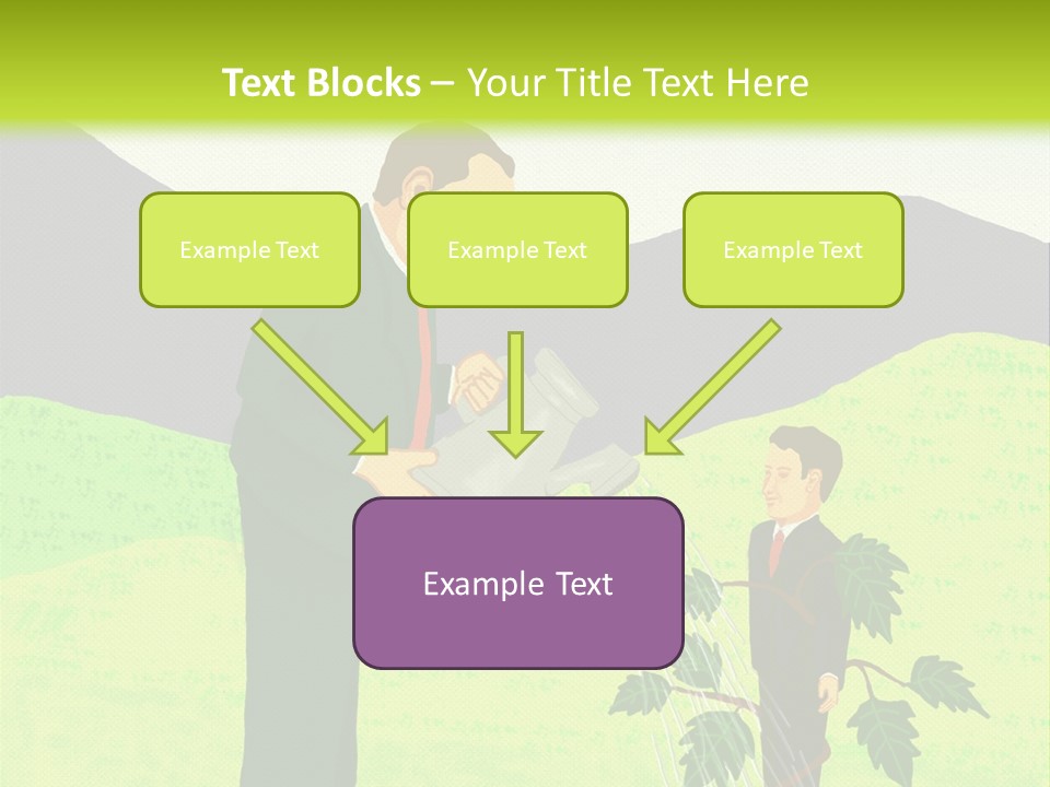 Train Mentor Business PowerPoint Template