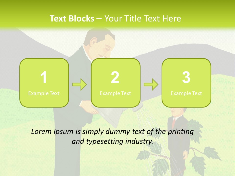 Train Mentor Business PowerPoint Template