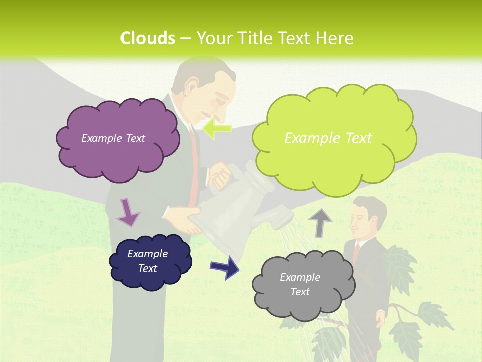 Train Mentor Business PowerPoint Template