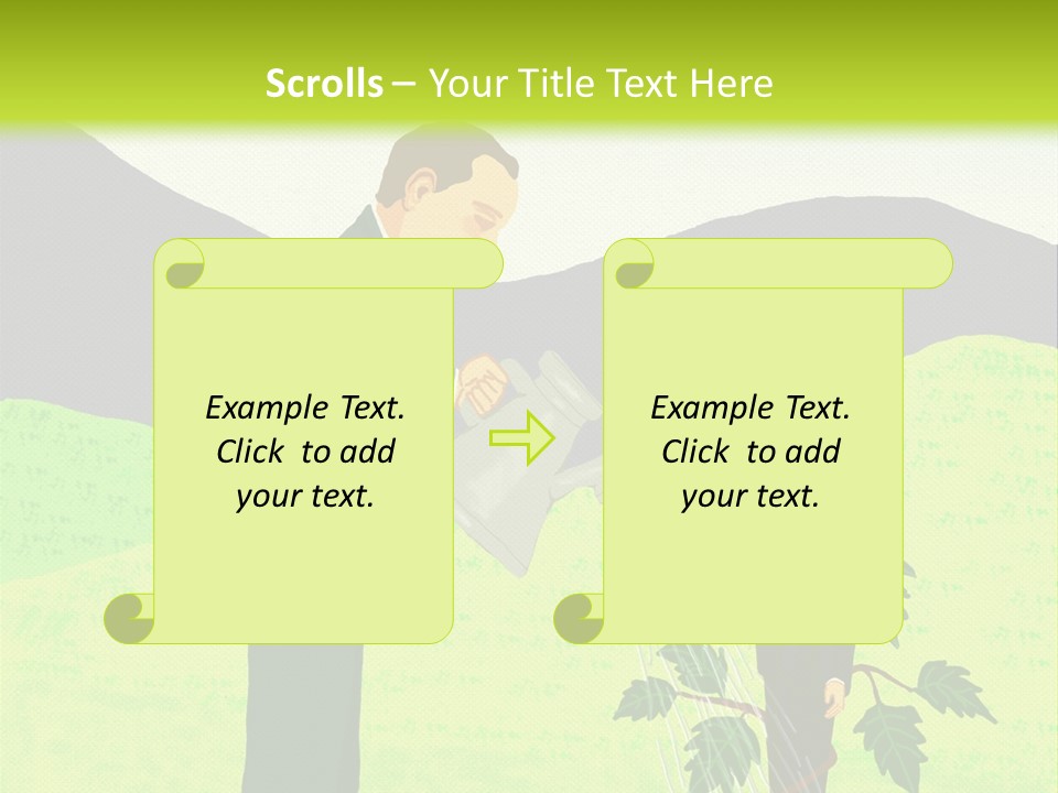 Train Mentor Business PowerPoint Template