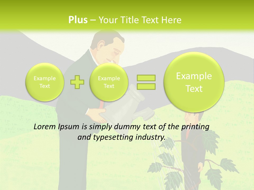 Train Mentor Business PowerPoint Template