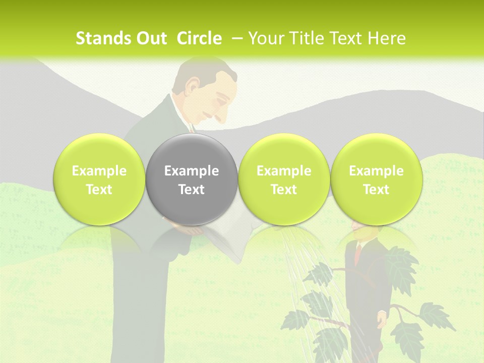 Train Mentor Business PowerPoint Template