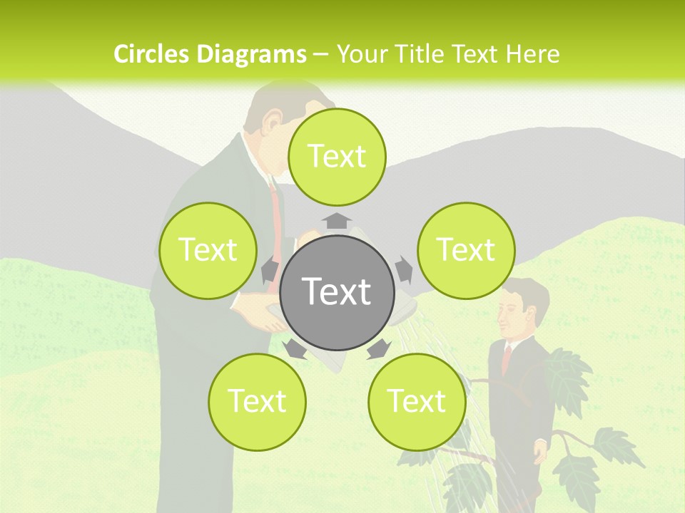 Train Mentor Business PowerPoint Template