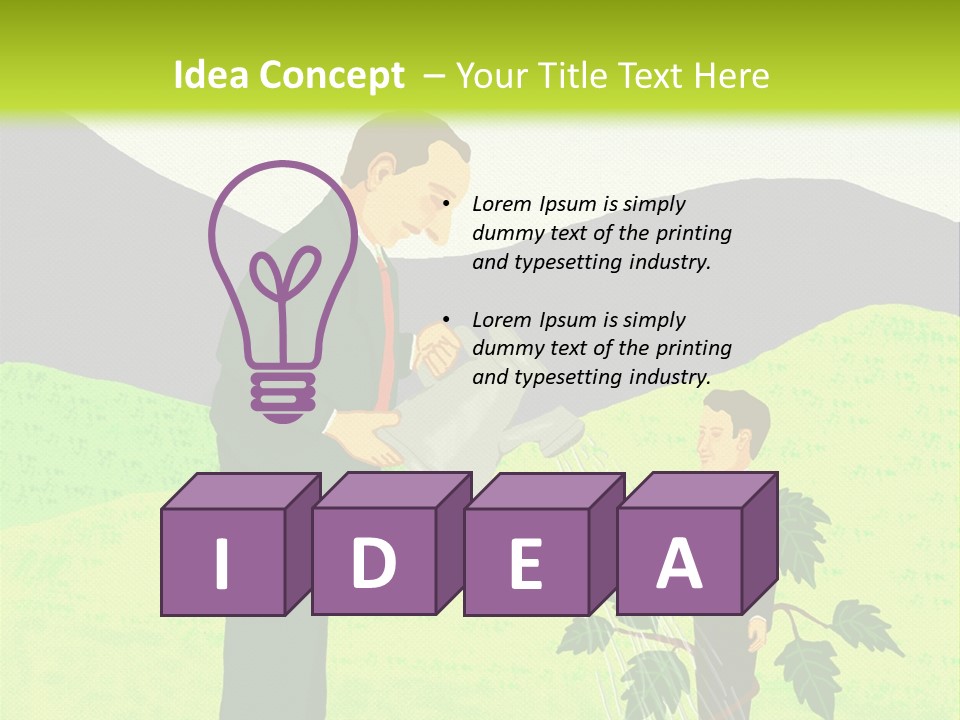 Train Mentor Business PowerPoint Template