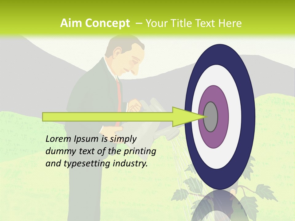 Train Mentor Business PowerPoint Template