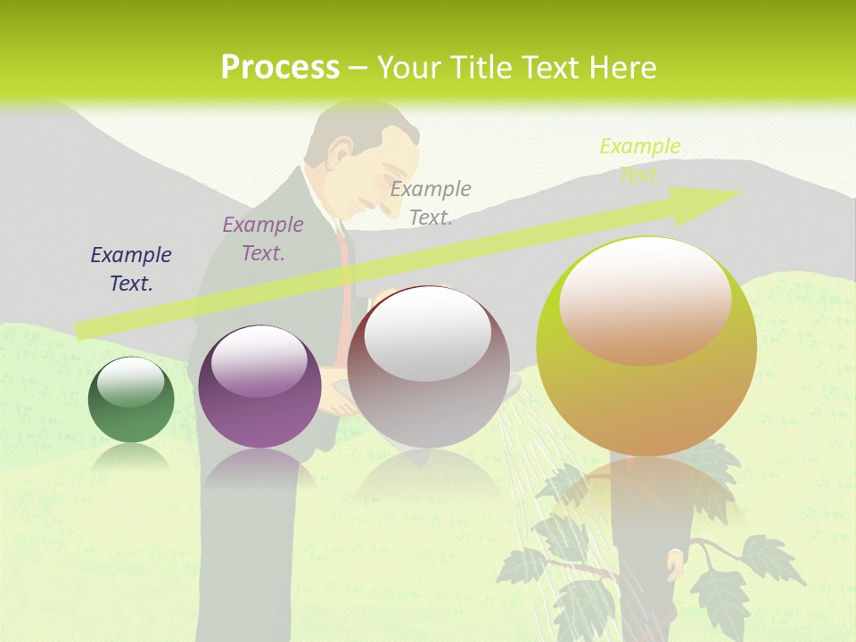 Train Mentor Business PowerPoint Template