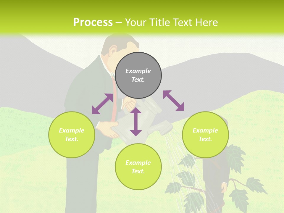 Train Mentor Business PowerPoint Template