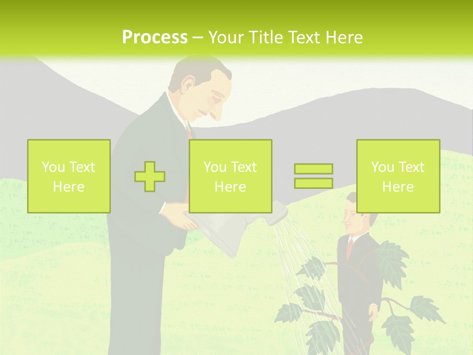 Train Mentor Business PowerPoint Template