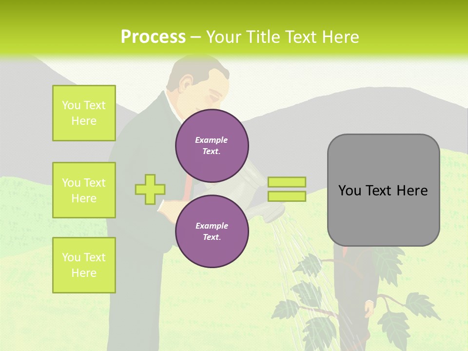Train Mentor Business PowerPoint Template