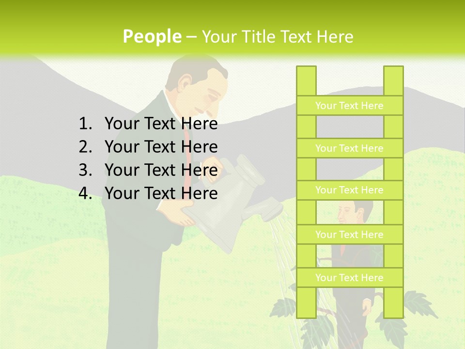 Train Mentor Business PowerPoint Template