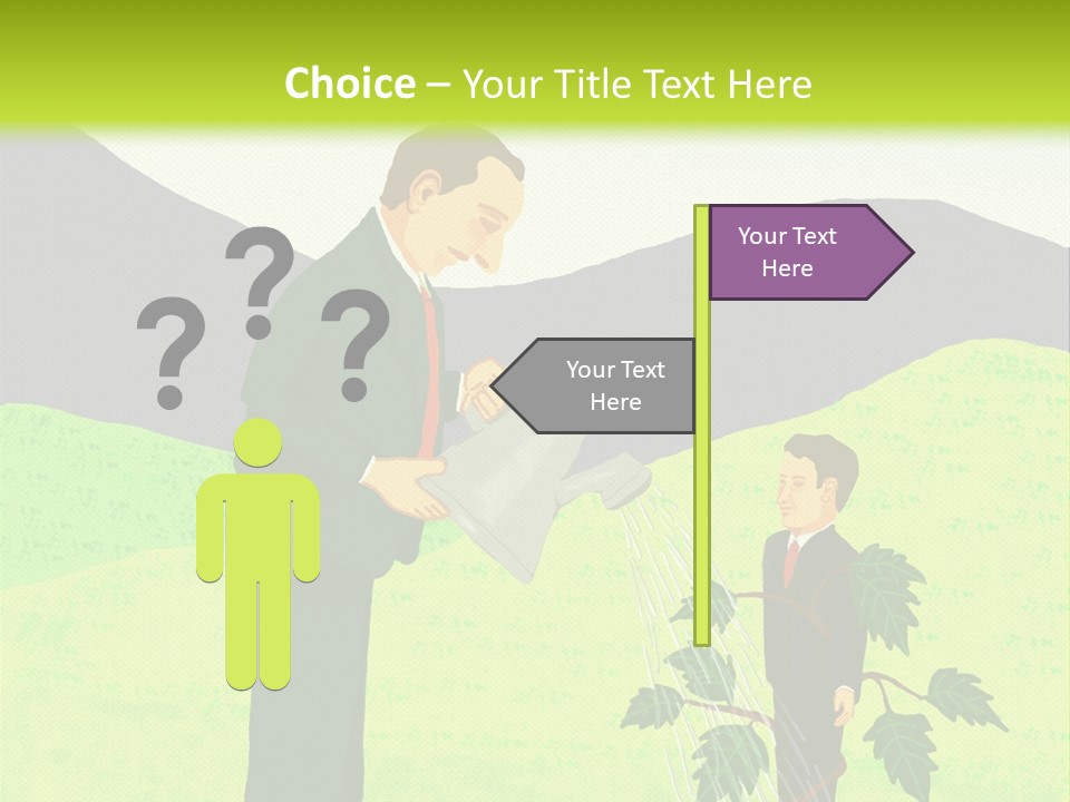 Train Mentor Business PowerPoint Template