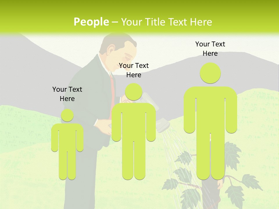 Train Mentor Business PowerPoint Template