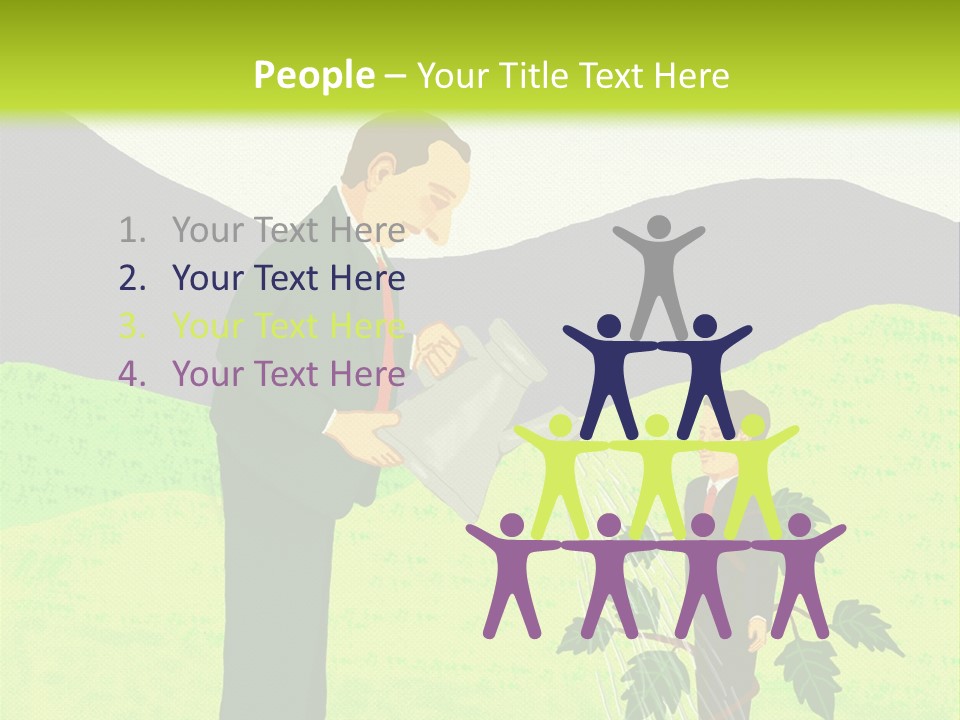 Train Mentor Business PowerPoint Template