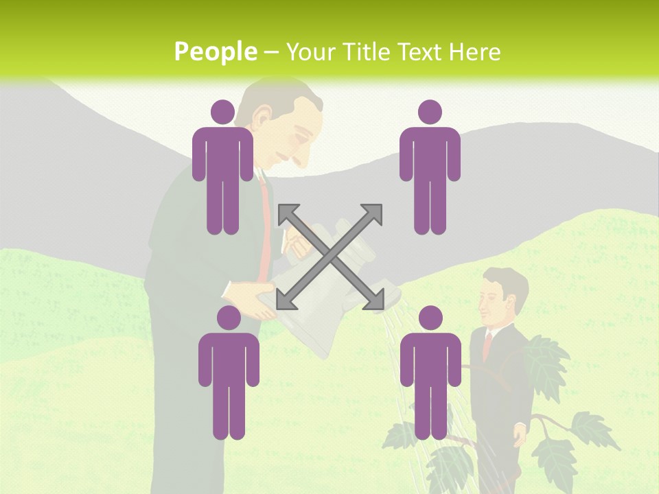 Train Mentor Business PowerPoint Template