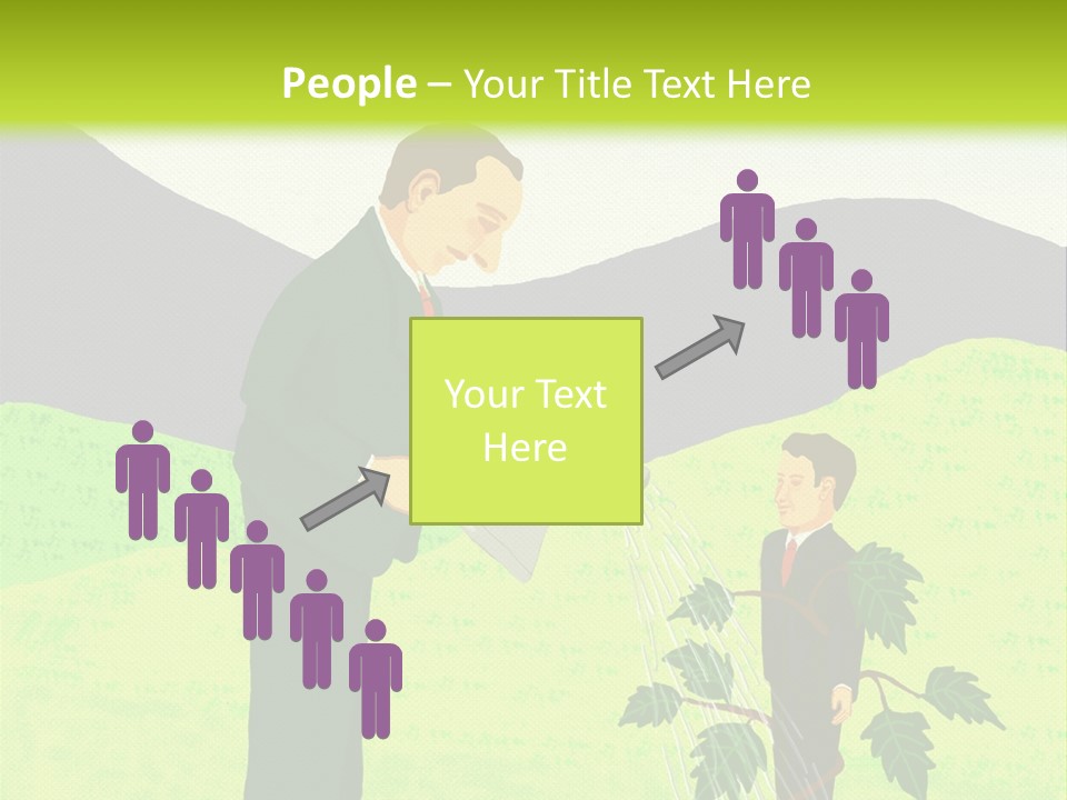 Train Mentor Business PowerPoint Template