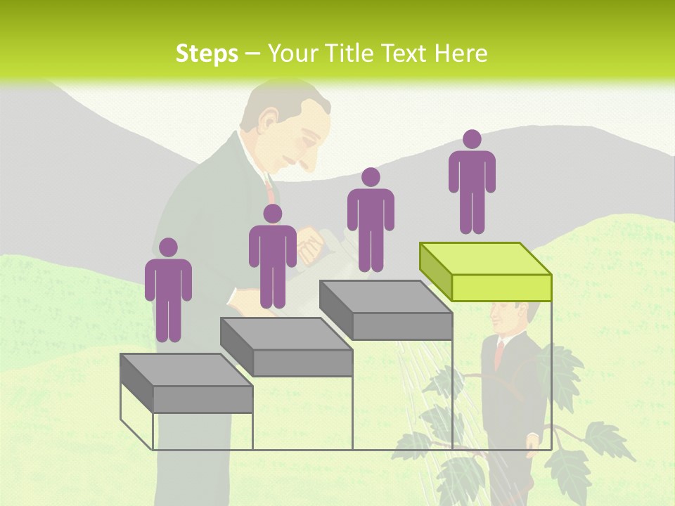 Train Mentor Business PowerPoint Template