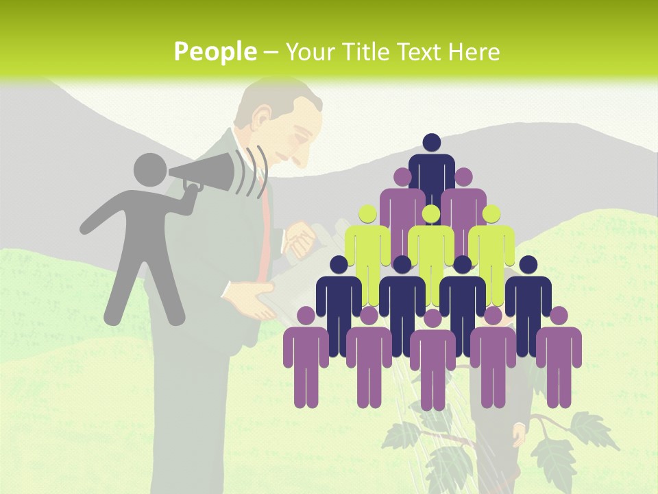 Train Mentor Business PowerPoint Template