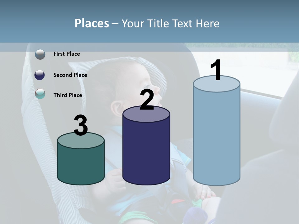 Boy Safety Seat PowerPoint Template